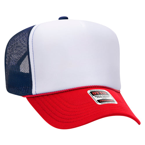 OTTO CAP® 5 Panel High Crown Mesh Back Trucker Hat
