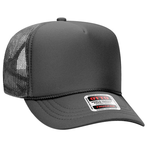 OTTO CAP® 5 Panel High Crown Mesh Back Trucker Hat