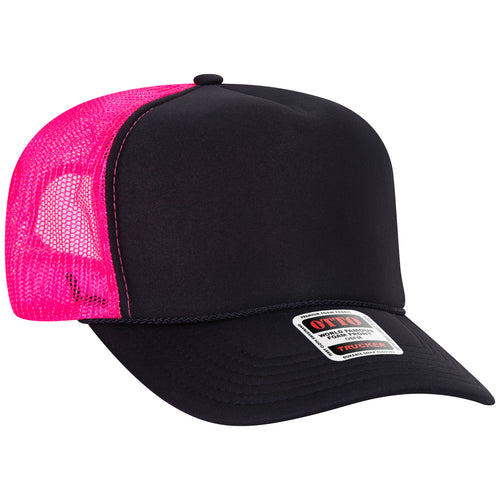OTTO CAP® 5 Panel High Crown Mesh Back Trucker Hat