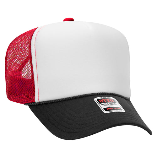 OTTO CAP® 5 Panel High Crown Mesh Back Trucker Hat