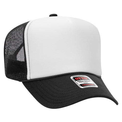 OTTO CAP® 5 Panel High Crown Mesh Back Trucker Hat