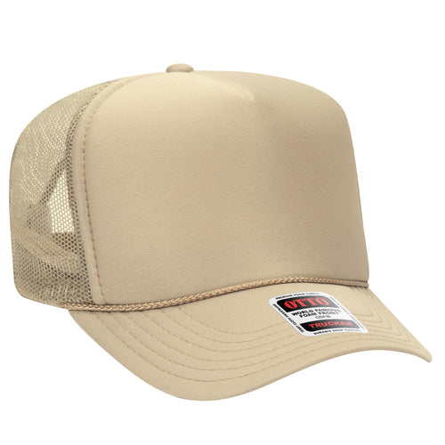 OTTO CAP® 5 Panel High Crown Mesh Back Trucker Hat