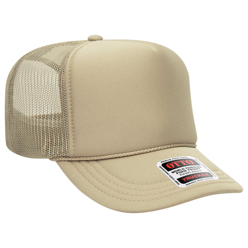 OTTO CAP® 5 Panel High Crown Mesh Back Trucker Hat