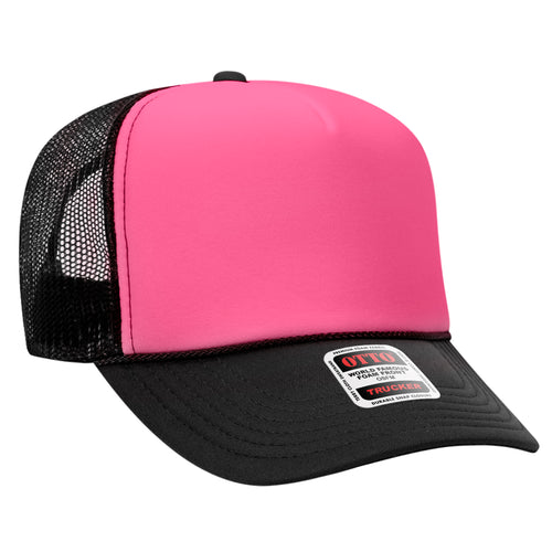 OTTO CAP® 5 Panel High Crown Mesh Back Trucker Hat