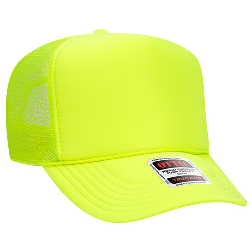 OTTO CAP® 5 Panel High Crown Mesh Back Trucker Hat