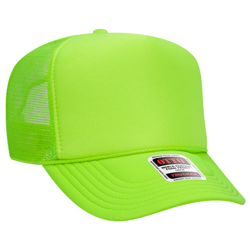 OTTO CAP® 5 Panel High Crown Mesh Back Trucker Hat