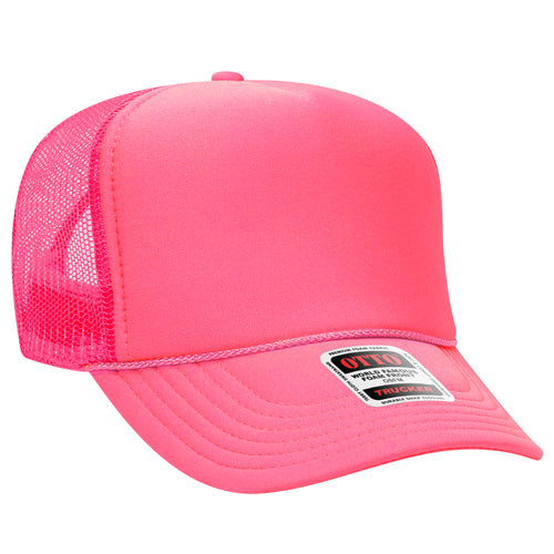 OTTO CAP® 5 Panel High Crown Mesh Back Trucker Hat
