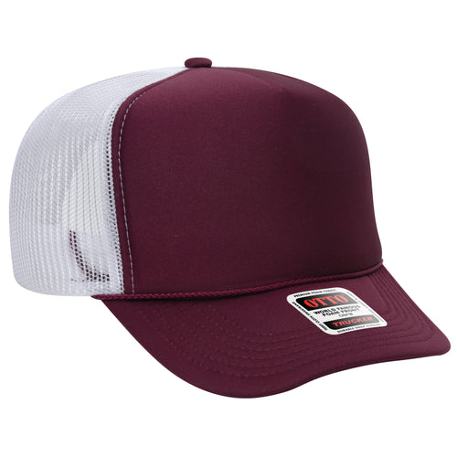 OTTO CAP® 5 Panel High Crown Mesh Back Trucker Hat