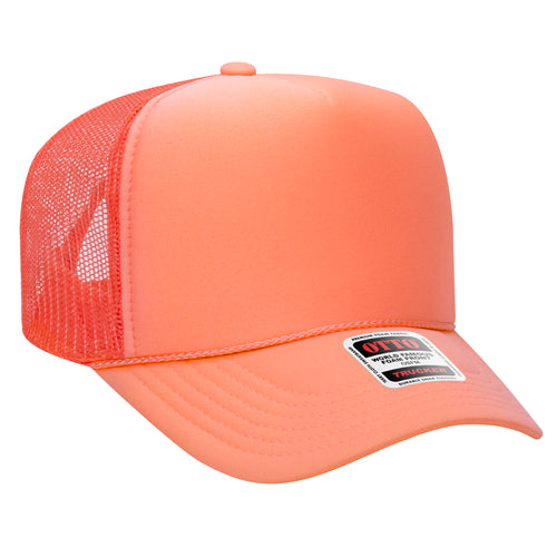OTTO CAP® 5 Panel High Crown Mesh Back Trucker Hat