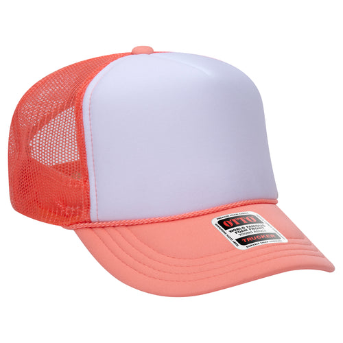 OTTO CAP® 5 Panel High Crown Mesh Back Trucker Hat