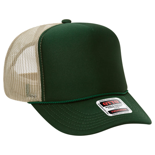 OTTO CAP® 5 Panel High Crown Mesh Back Trucker Hat