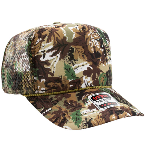 OTTO CAP® 5 Panel High Crown Mesh Back Trucker Hat