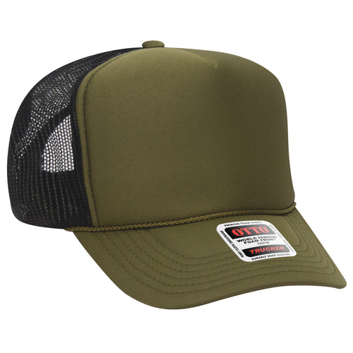 OTTO CAP® 5 Panel High Crown Mesh Back Trucker Hat