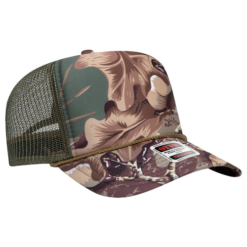 OTTO CAP® 5 Panel High Crown Mesh Back Trucker Hat