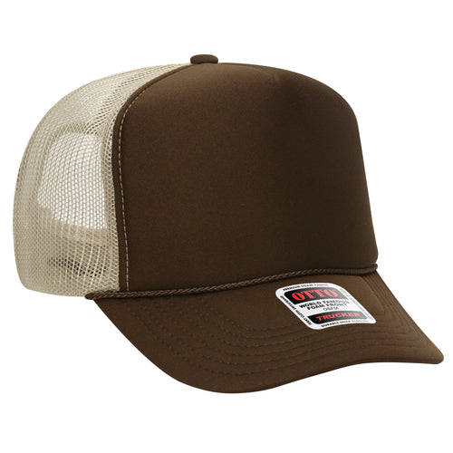 OTTO CAP® 5 Panel High Crown Mesh Back Trucker Hat