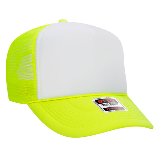 OTTO CAP® 5 Panel High Crown Mesh Back Trucker Hat