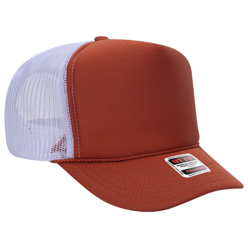 OTTO CAP® 5 Panel High Crown Mesh Back Trucker Hat