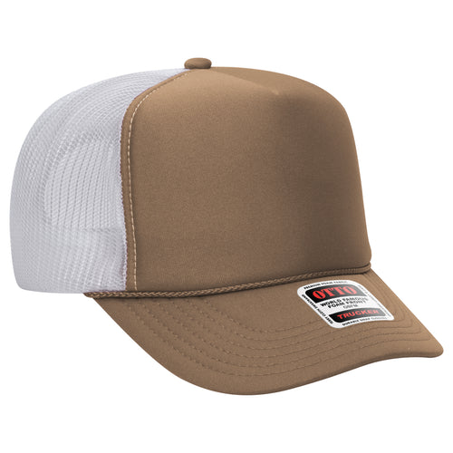 OTTO CAP® 5 Panel High Crown Mesh Back Trucker Hat