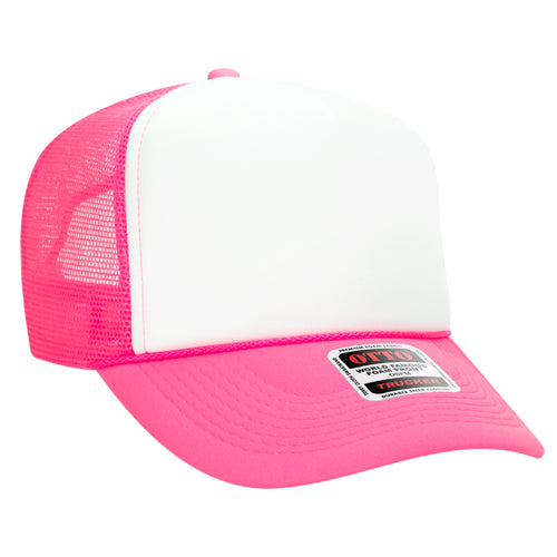 OTTO CAP® 5 Panel High Crown Mesh Back Trucker Hat