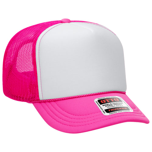 OTTO CAP® 5 Panel High Crown Mesh Back Trucker Hat