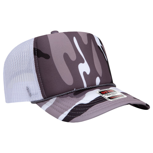 OTTO CAP® 5 Panel High Crown Mesh Back Trucker Hat