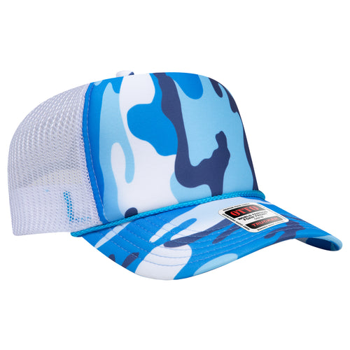 OTTO CAP® 5 Panel High Crown Mesh Back Trucker Hat