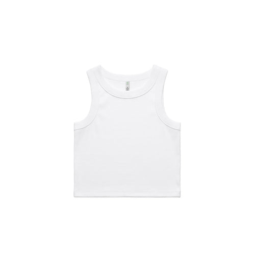 Wo's Organic Rib Crop Tank | 4064G