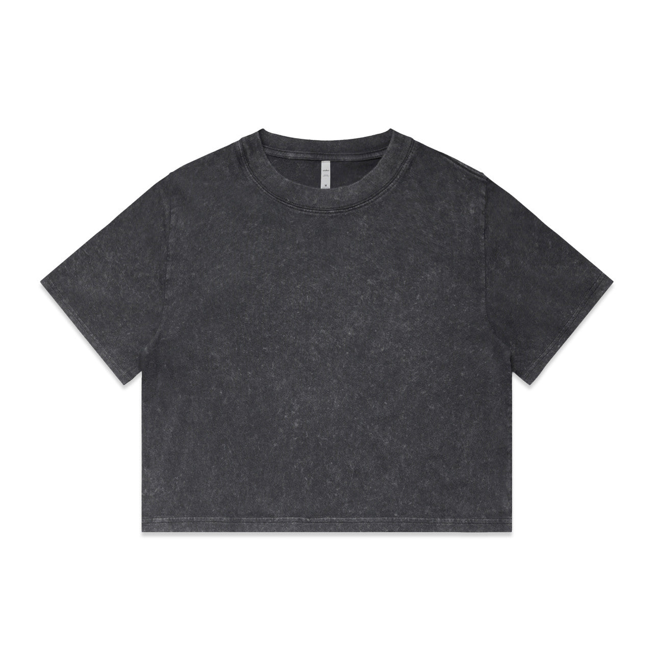 Wo's Stone Wash Heavy Crop | 4086