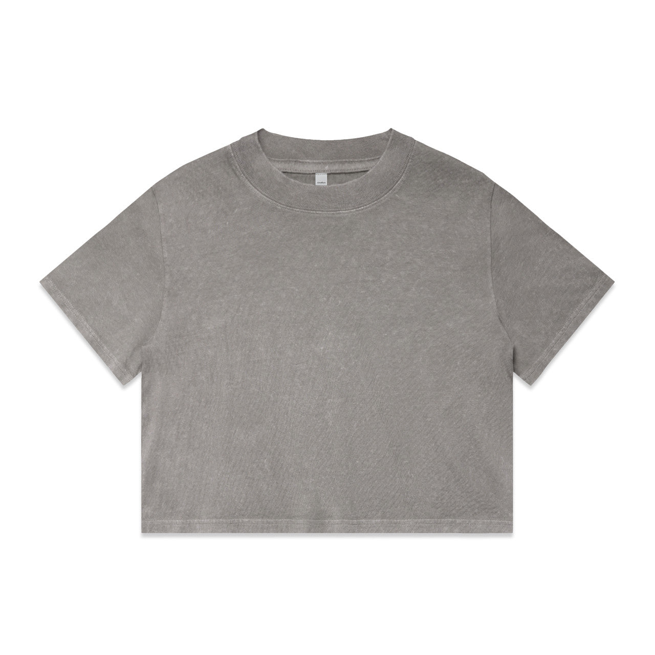Wo's Stone Wash Heavy Crop | 4086