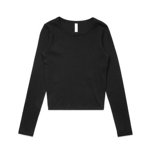 Wo's Organic Rib L/S Tee | 4096