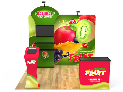 10x10ft Custom Trade Show Booth Design I
