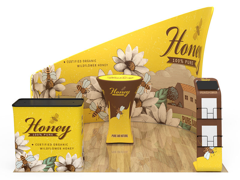 10x10ft Custom Trade Show Booth Design L
