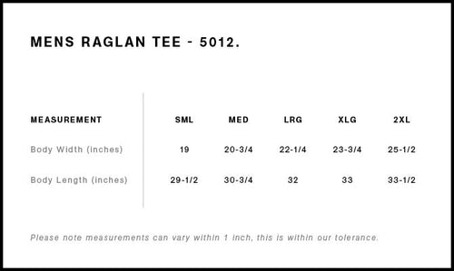 Raglan Tee | 5012