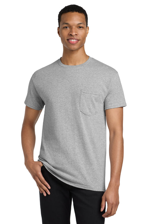 Gildan  ®  Heavy Cotton  ™  100% Cotton Pocket T-Shirt. 5300