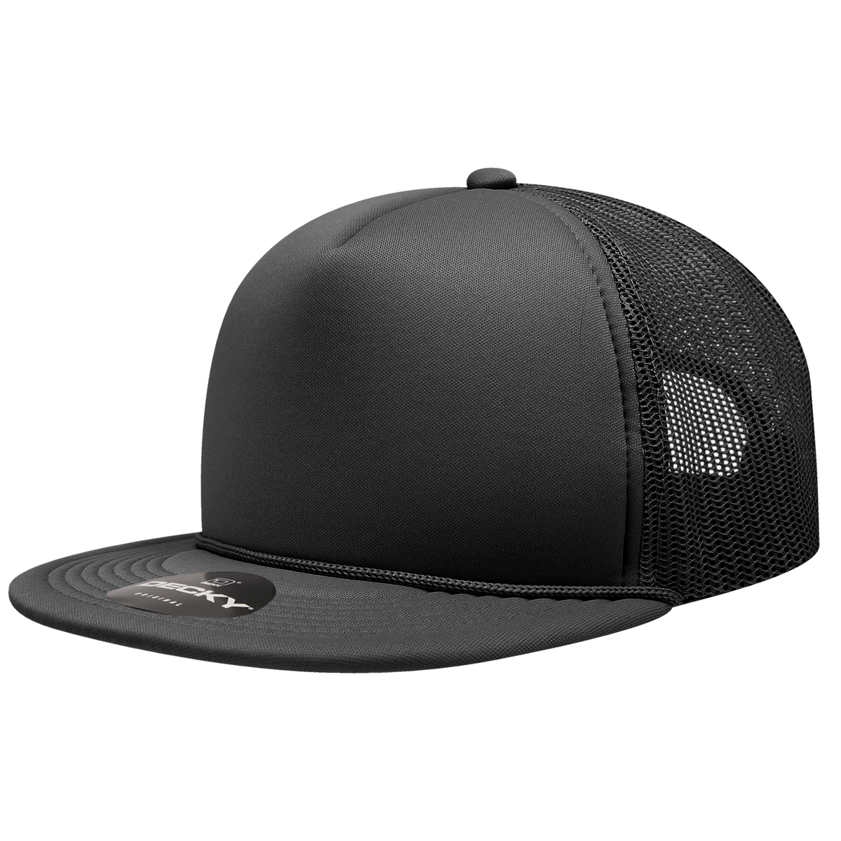 5 Panel High Profile Structured Foam Trucker