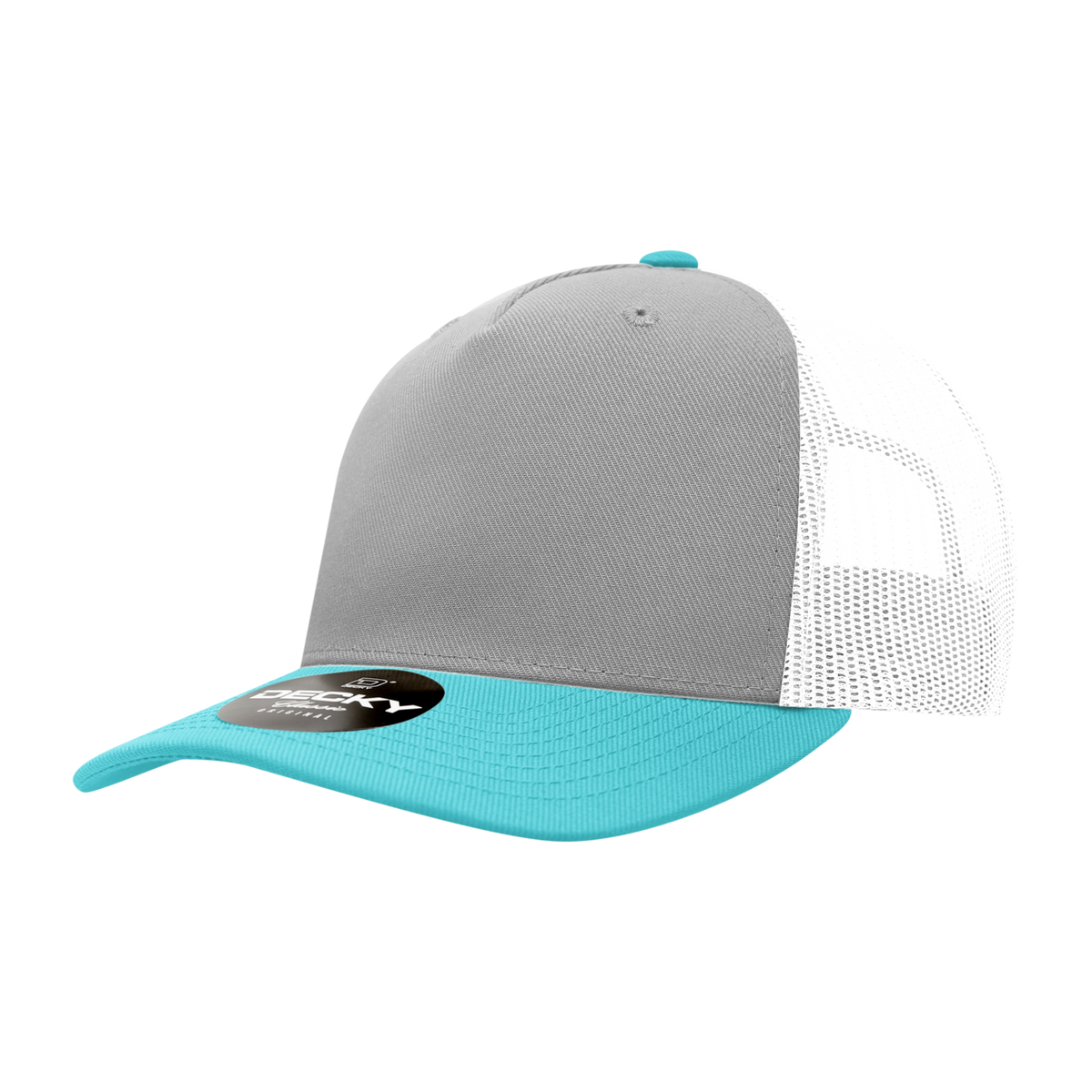5 Panel Mid Profile Structured Acrylic/Polyester Trucker