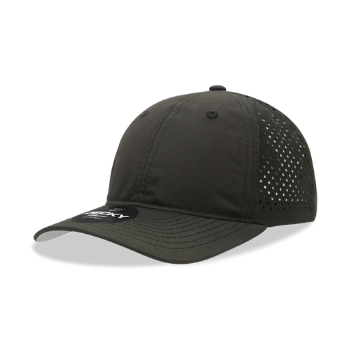 6 Panel Low Profile Relaxed Perforated Performance Dad Hat
