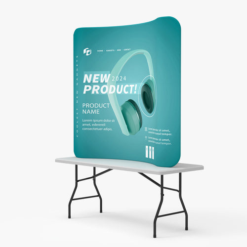Curved Tension Fabric Display (6ft)