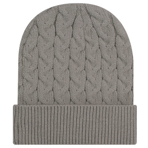 OTTO CAP® 12" Cable Knit Beanie w/ Rib Knit Cuff