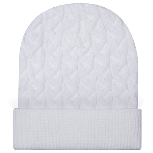 OTTO CAP® 12" Cable Knit Beanie w/ Rib Knit Cuff
