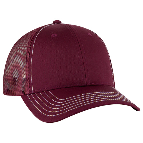 OTTO CAP® 6 Panel Low Profile Mesh Back Trucker Hat