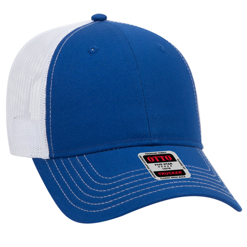 OTTO CAP® 6 Panel Low Profile Mesh Back Trucker Hat