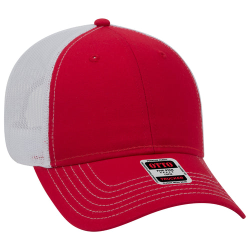 OTTO CAP® 6 Panel Low Profile Mesh Back Trucker Hat