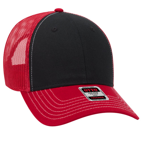 OTTO CAP® 6 Panel Low Profile Mesh Back Trucker Hat