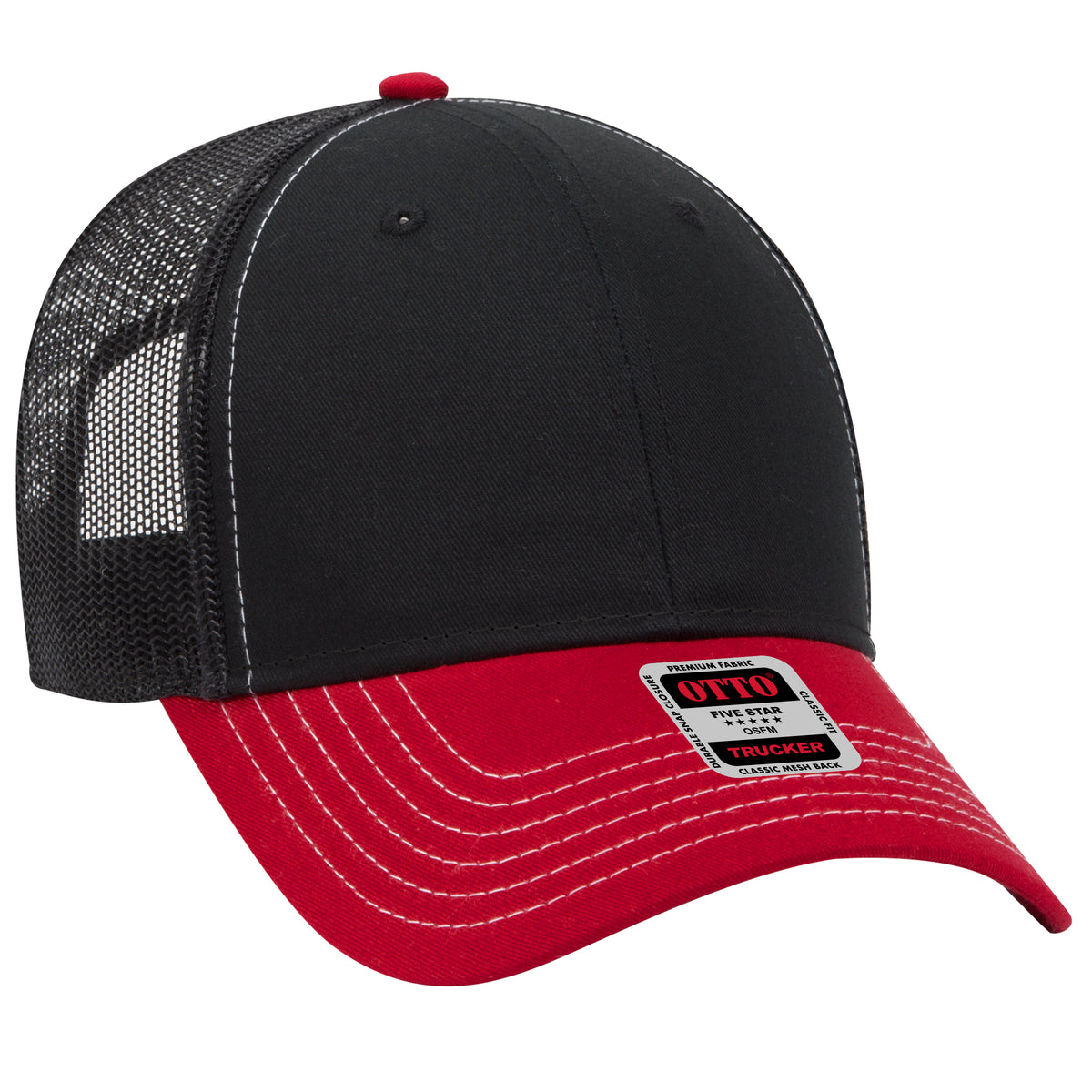OTTO CAP® 6 Panel Low Profile Mesh Back Trucker Hat