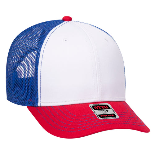 OTTO CAP® 6 Panel Low Profile Mesh Back Trucker Hat