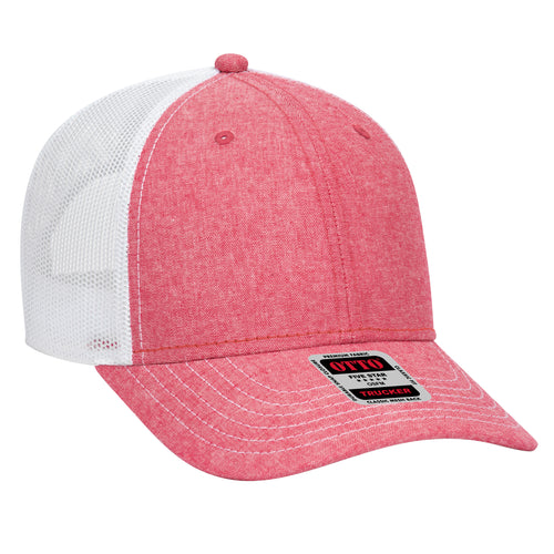 OTTO CAP® 6 Panel Low Profile Mesh Back Trucker Hat