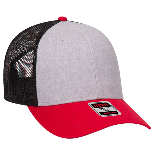 OTTO CAP® 6 Panel Low Profile Mesh Back Trucker Hat