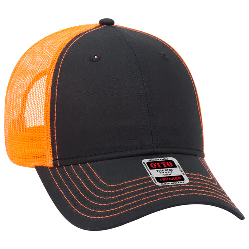 OTTO CAP® 6 Panel Low Profile Mesh Back Trucker Hat