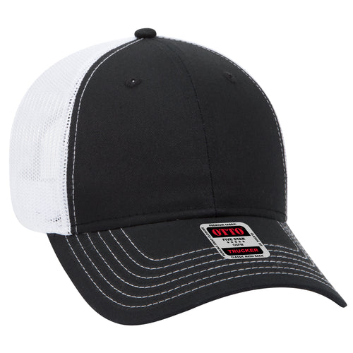OTTO CAP® 6 Panel Low Profile Mesh Back Trucker Hat